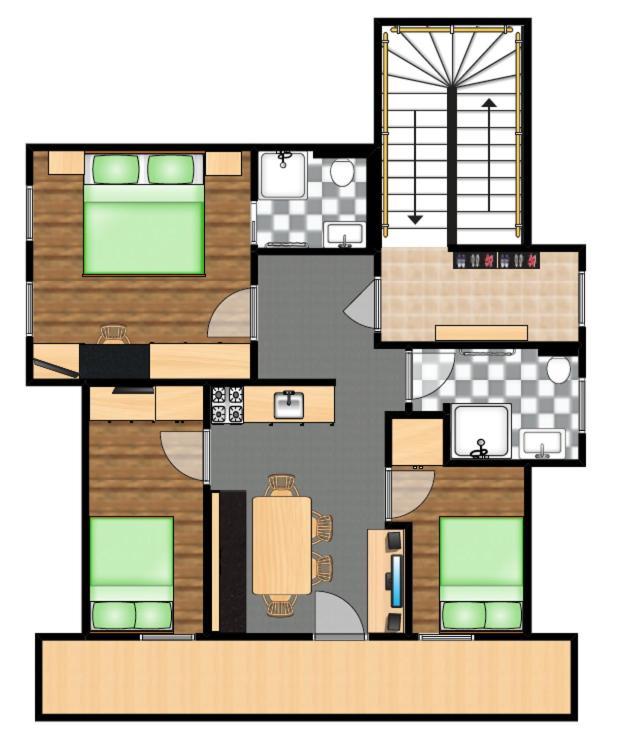טרופולאך Gaestehaus Eder חדר תמונה
